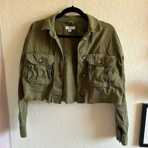 Cropped Army Jacket